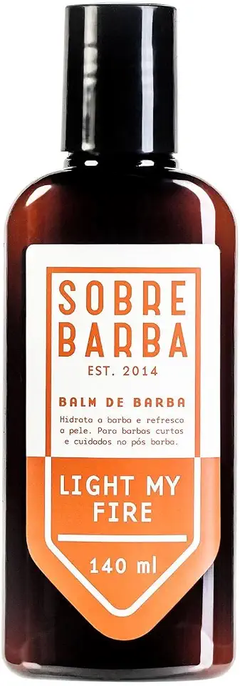 Balm de Barba Light My Fire, Sobrebarba, Laranja, 140 Ml
