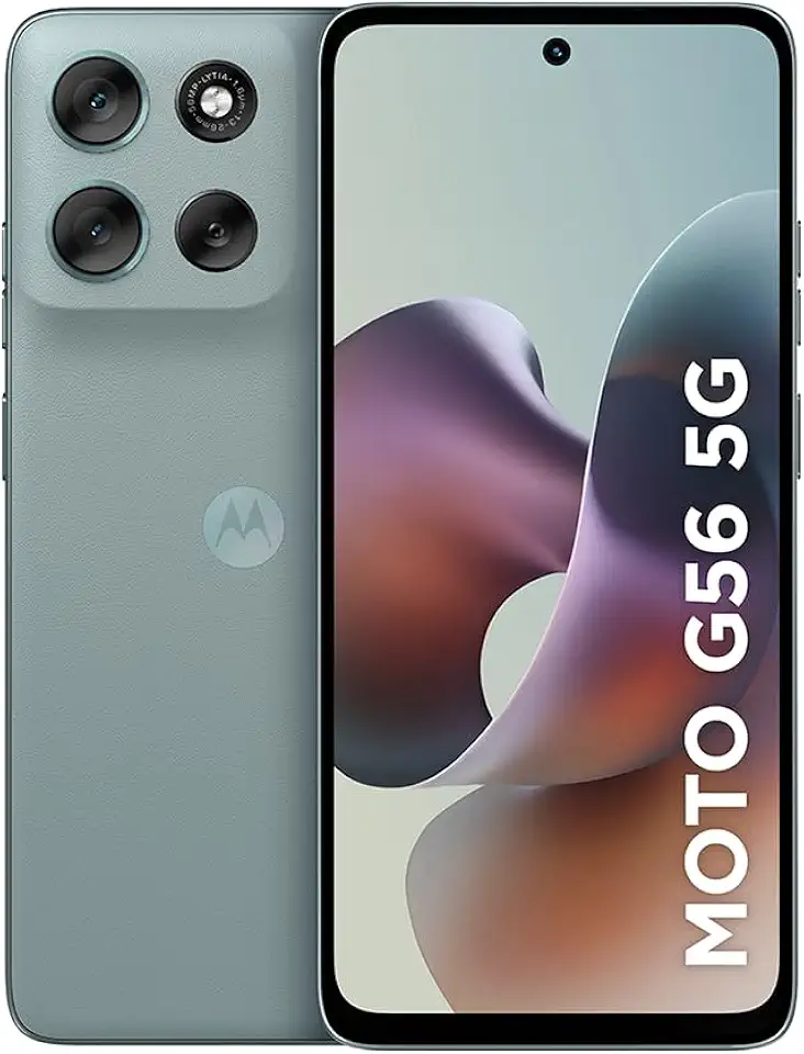 Smartphone Motorola Moto g56 5G - 256GB 24GB (8GB RAM+16GB Ram Boost) e 50MP Sony Lytia 600 Camera Ultrarresistencia militar IP68 + IP69 - Cinza