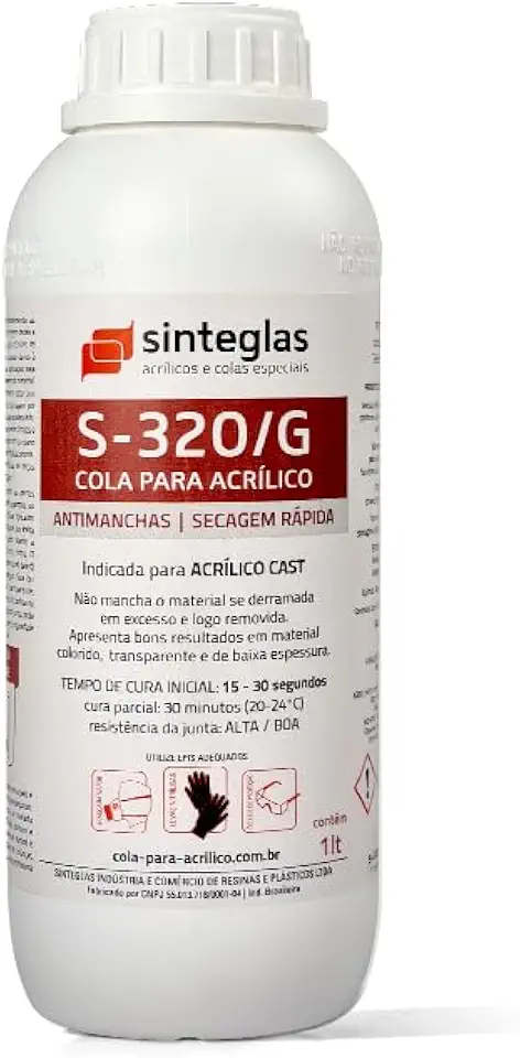 Cola Acrilica Ultra-sinteglas S-320/g Antimanchas