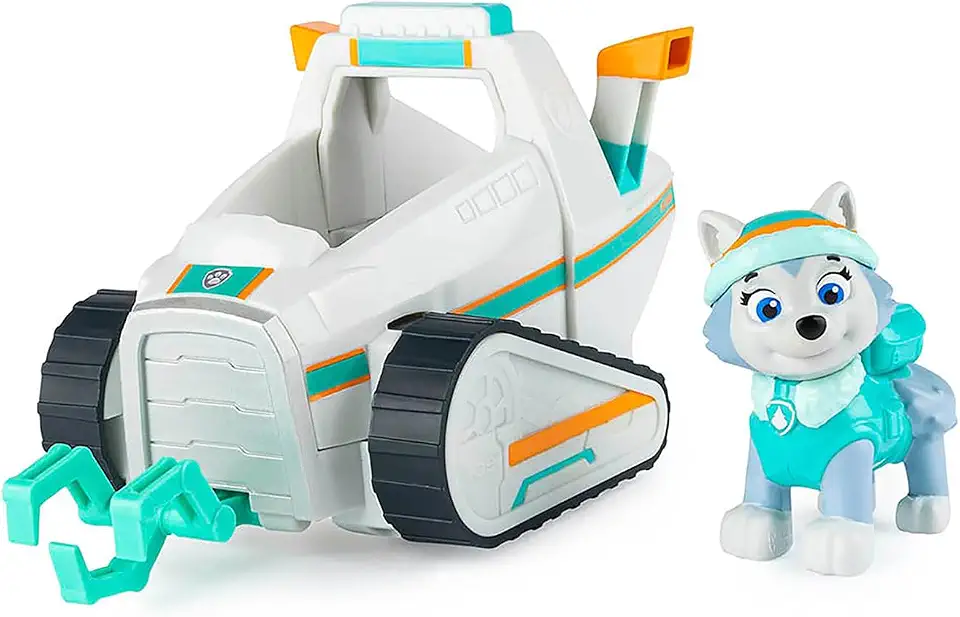 Patrulha Canina - Boneco de 6cm e Veículo - Everest