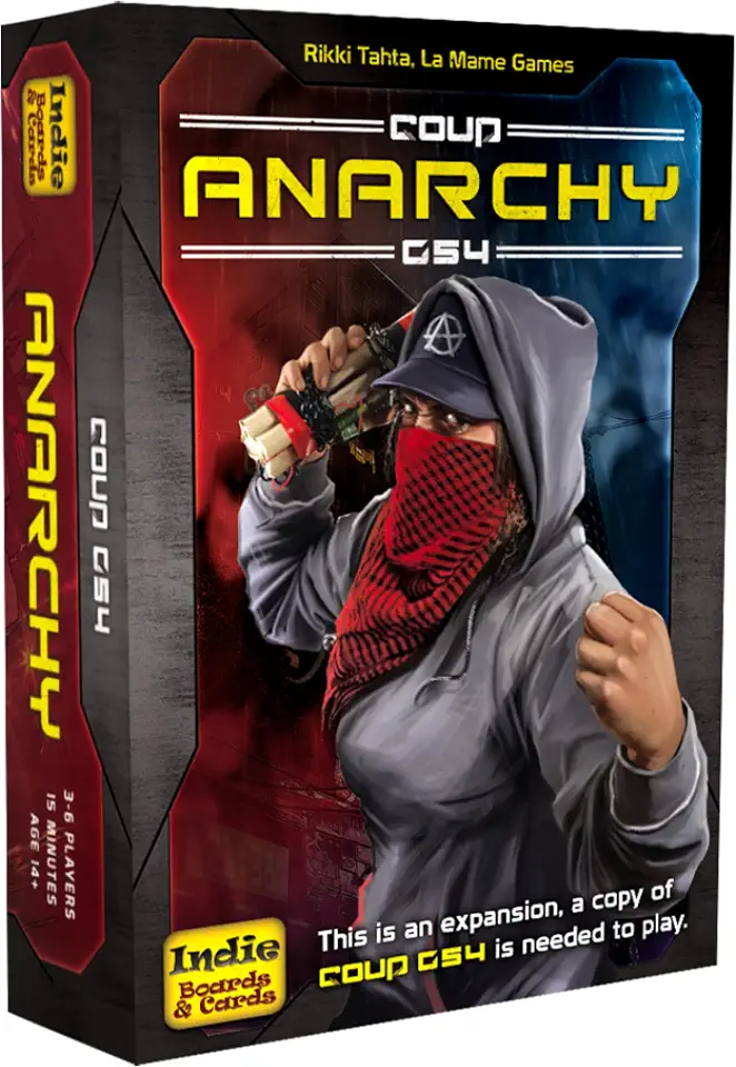 Indie Boards and Cards Coup Rebellion G54 Anarchy Game