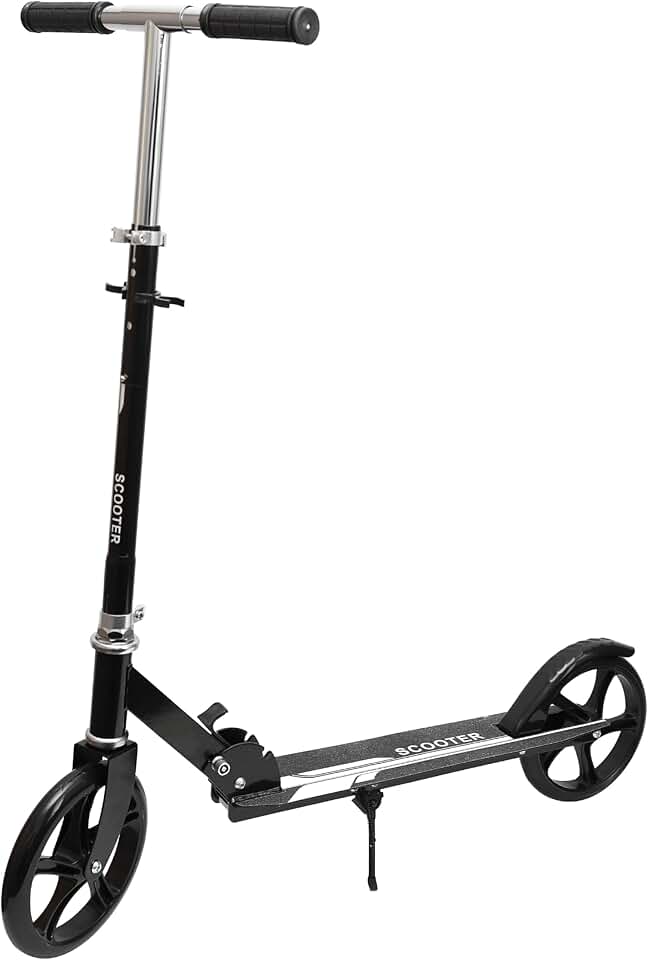 Patinete Dobrável Ajustável em Metal para Adulto Juvenil e Crianças Rodas em PVC até 100kg Leve Resistente Portátil Ideal Lazer Transporte Diversão
