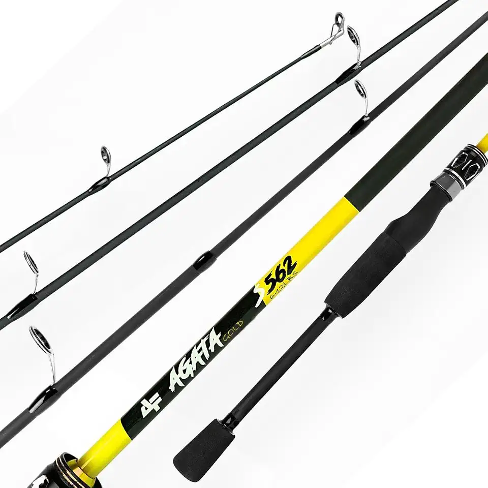 Vara Molinete Albatroz New Agata 2 Partes - Gold - 1,65m