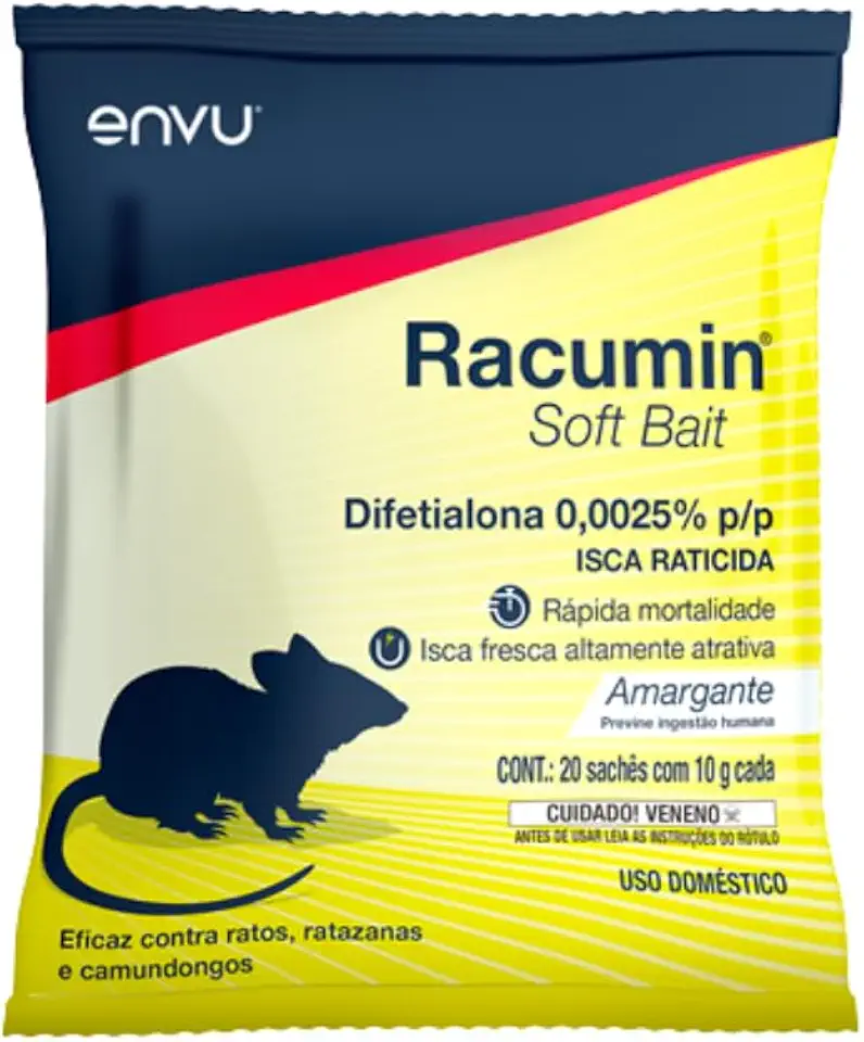 Racumin Soft Bait : Isca fresca para matar ratos