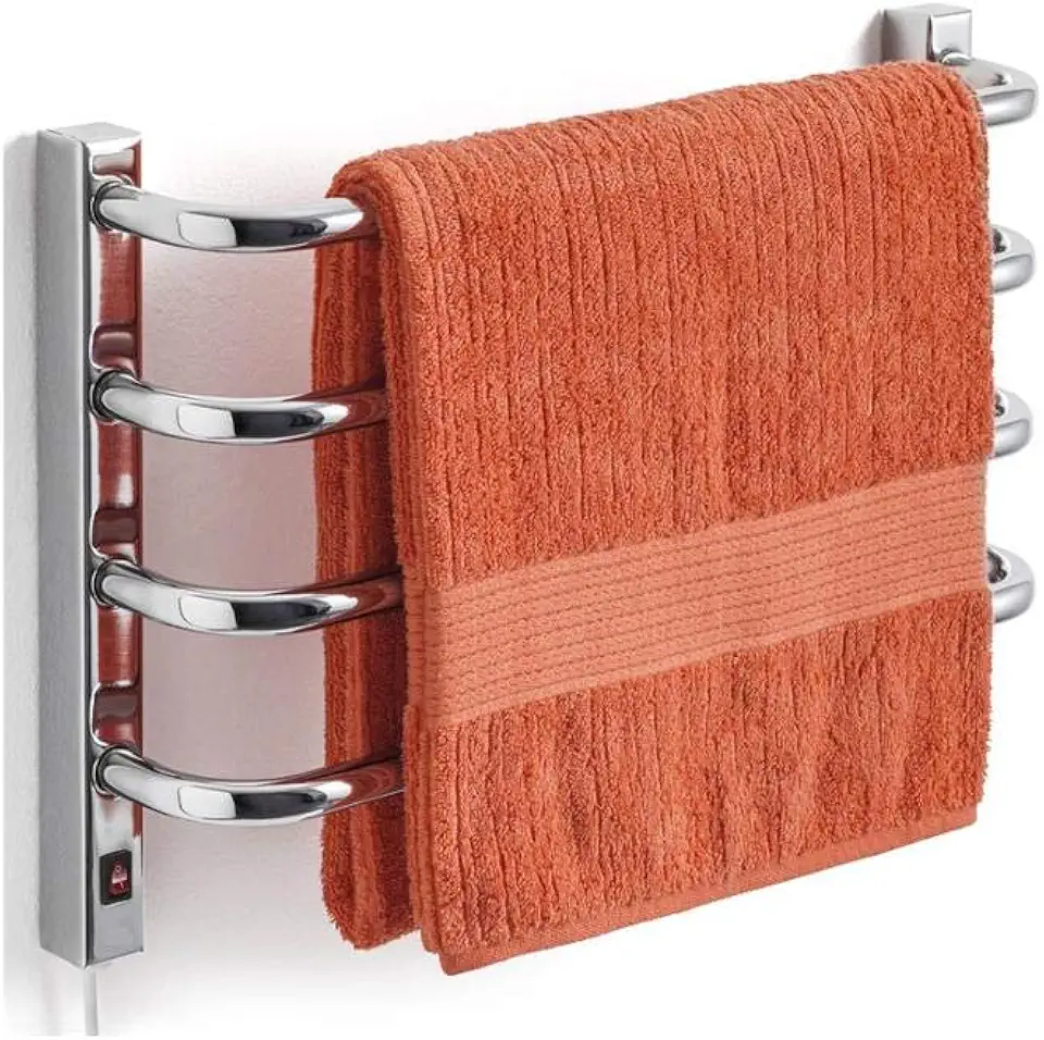 Toalheiro Térmico 220v para 1 Toalha Fio Lado Esquerdo Cromado