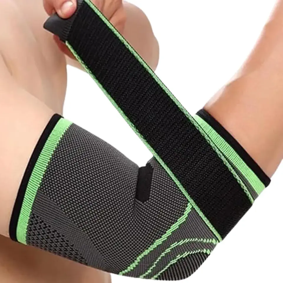 Cotoveleira de Compressão Ortopédica Ajustável Neoprene - Ideal para Cotovelo Tendinite Epicondilite Alívio de Dores e Recuperação Musculação Fisioterapia Esportes