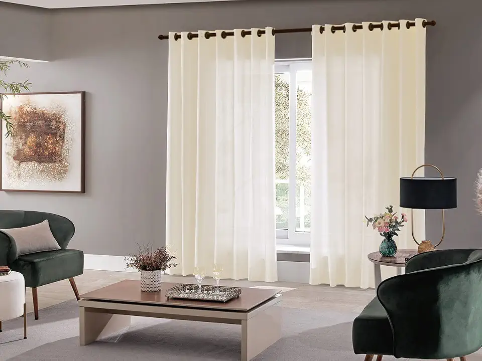 Cortina Sala Quarto Escritório Roma 300x220 Admirare Cor:Creme