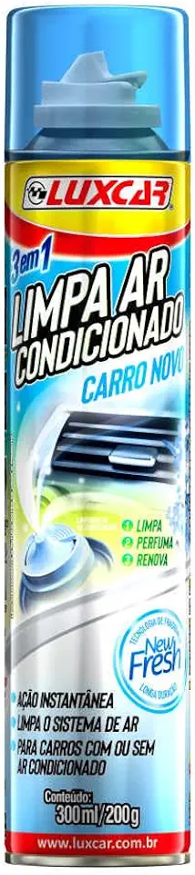 Limpa Ar Condicionado Carro Novo - 300 Ml