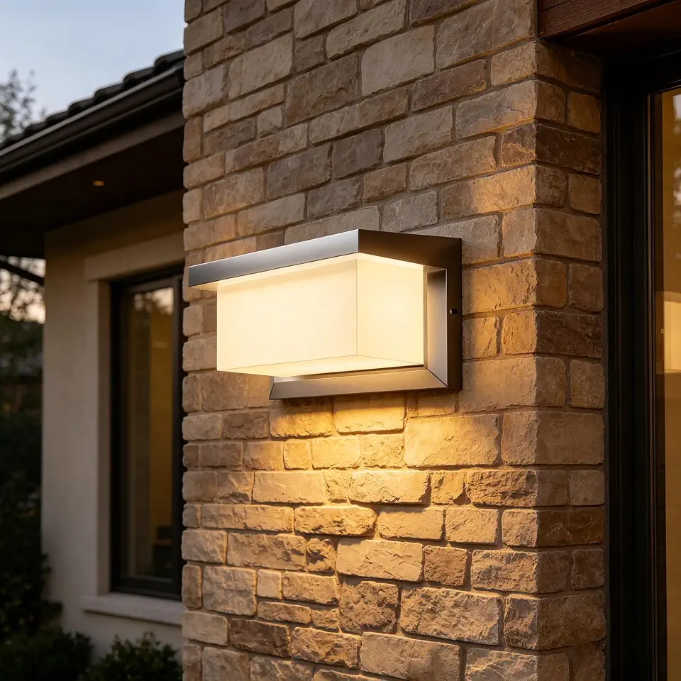 Arandela Externa Parede LED 18W IP65 6000K - Luminária de Parede Externa com Alumínio e Acrílico, para Parede Jardim (3000k)