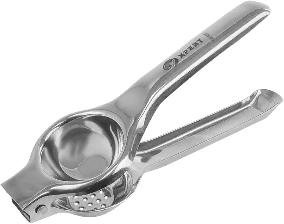 Espremedor de Limão em Aço Inox 20cm – Resistente, Fácil de Limpar e Extração Eficiente de Suco