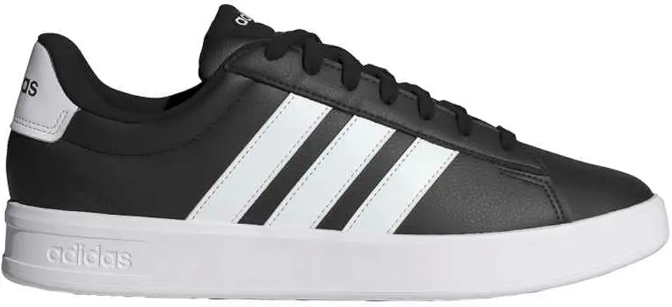 Tênis Adidas Masculino Grand Court 3.0 Cloudfoam Preto com Branco