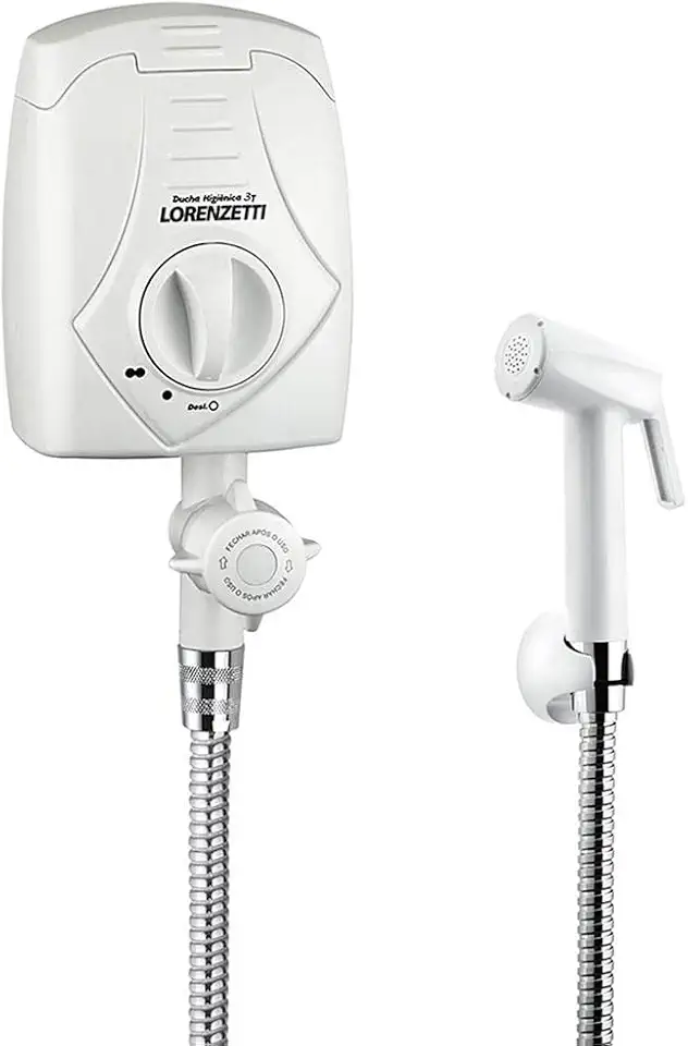 Ducha Higiênica 3T 220V 4300W, Lorenzetti, 7560043, Branco, Pequeno