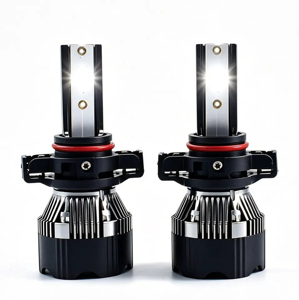 Par Lâmpada Super LED H16 Kit Ultra LED 9600LM 6500K 65W 12-24V CSP 3570 Branco Frio para Farol Automotivo, Kit Canceleira CANbus Sem Erro Plug & Play