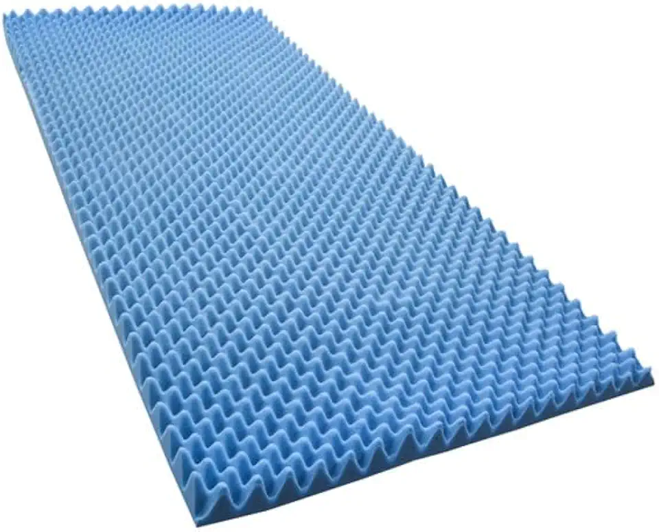 Colchão Espuma Perfilada Caixa de Ovo Anti Escaras 1880mm X 750mm X 50mm J.B