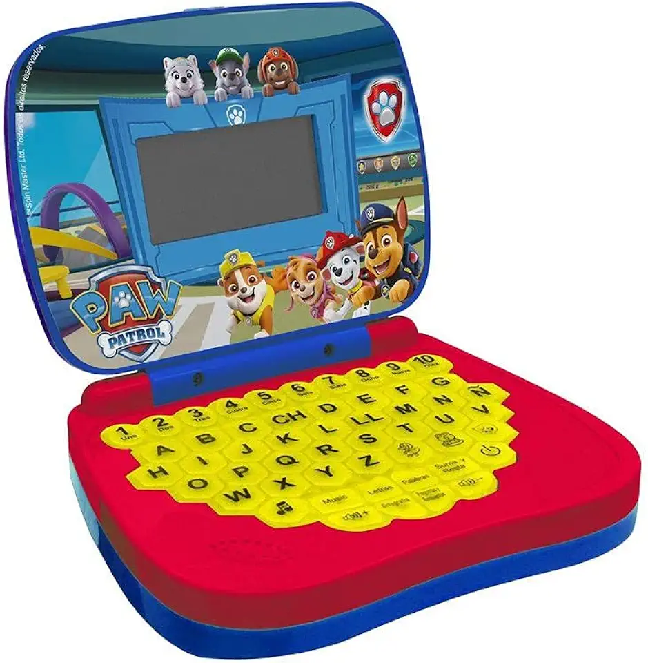 Candide, Laptop Infantil, Patrulha Canina, Brinquedo Educativo - Bilíngue