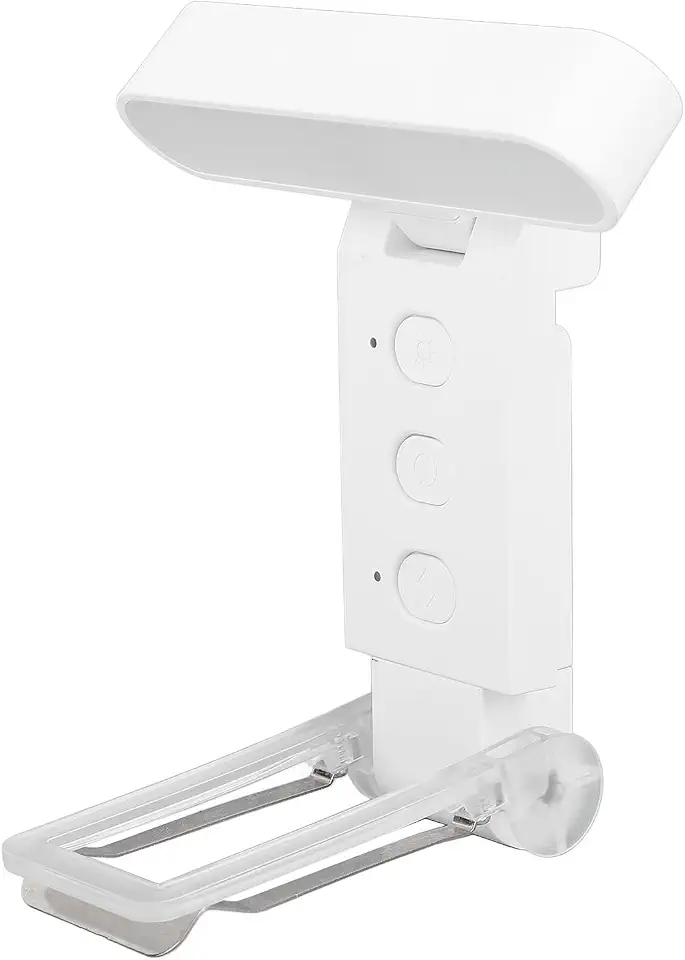 Luz LED Recarregável para Livros para Leitura na Cama, Cuidados Com Os Olhos, 5 Temperaturas de Cor, 6 Níveis de Brilho, Clipe Dobrável na Lâmpada LED de Marcadores, para Leitura