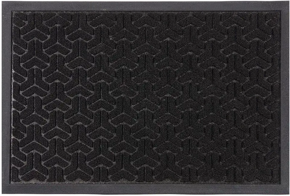 Kapazi Tapete Entrada 40x60cm Waterkap Preto Residencial Capacho Antiderrapante