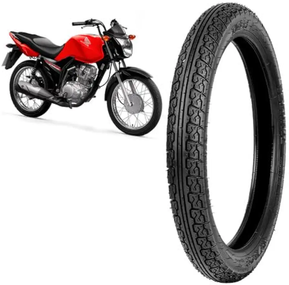 Pneu Moto Technic Tiger Dianteiro 2.75-18 Cg 125, 150, 160 Titan, Fan, Ybr 125