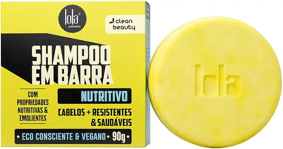 Shampoo em Barra Nutritivo 90g , Lola Cosmetics