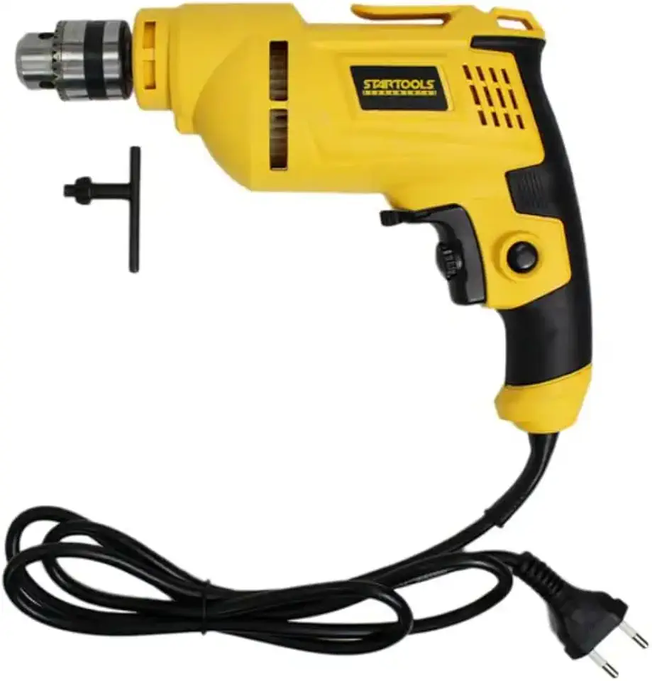 Furadeira de Impacto Pro 600W Acompanha com Chave para Mandril de 3/8 ¨10m¨ 220V