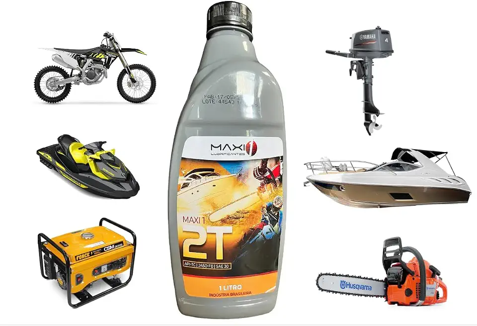 Óleo 2 Tempos para Motosserra/Geradores/Motos/Cortador De Grama/Embarcações nauticas/tratores/roçadeiras