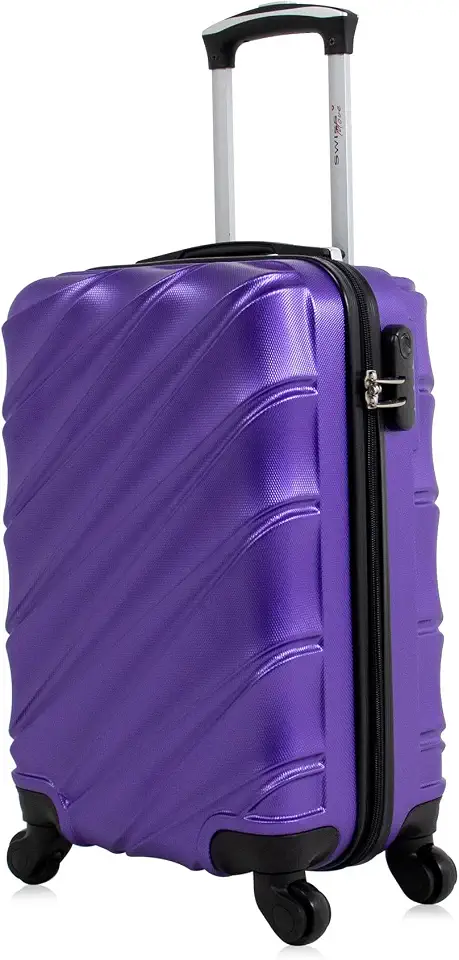 Mala de viagem bordo pequena 10kg Havana Swiss Move Roxa