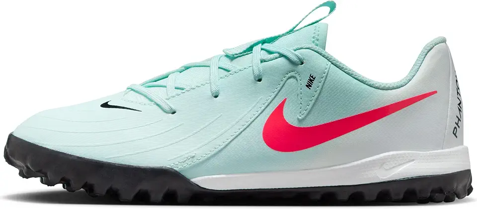Chuteira Society Nike Phantom Infantil - Branco e Coral