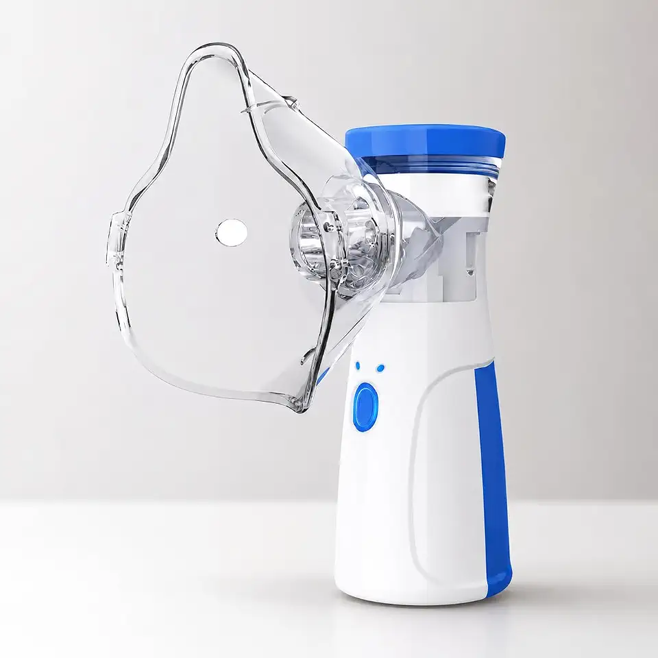 Nebulizador Inalador Ultrassonico Sem Fio Recarregavel USB Compacto Portatil Silencioso Criança Adulto Mesh Mini Ultrassom Infantil Premium