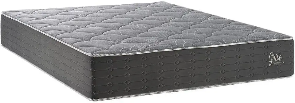 Kappesberg Colchão Misto Grise Queen D40 Cinza 158x198x32 cm 26,20 kg com Revestimento Jacquard Matelassê 150 kg por Pessoa