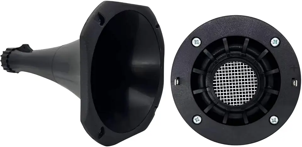 Kit Driver 120W RMS 8 Ohms + Corneta Longa 24cm Som Profissional