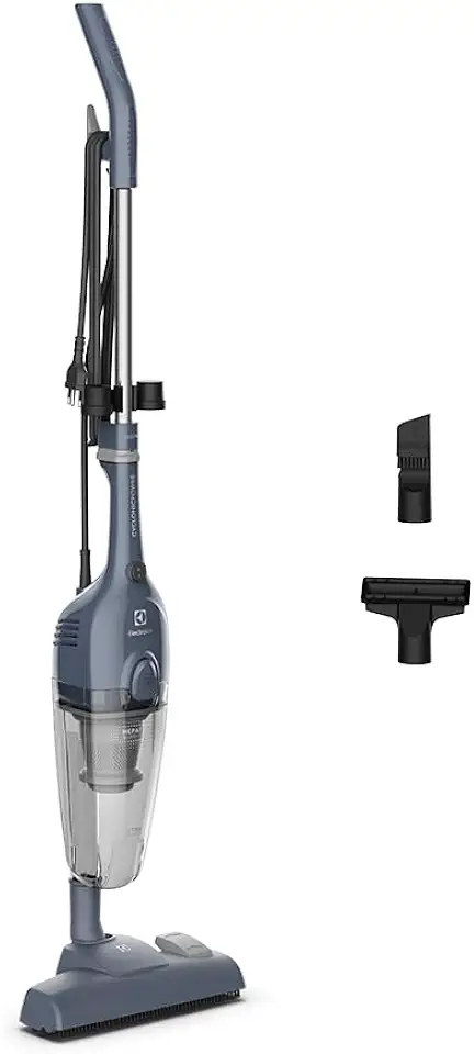 Electrolux Aspirador de Pó Vertical com fio portátil de mão 2 em 1 potente 1600W cabo 6m com capacidade 950 ml filtro HEPA STK17 Azul STK 127V