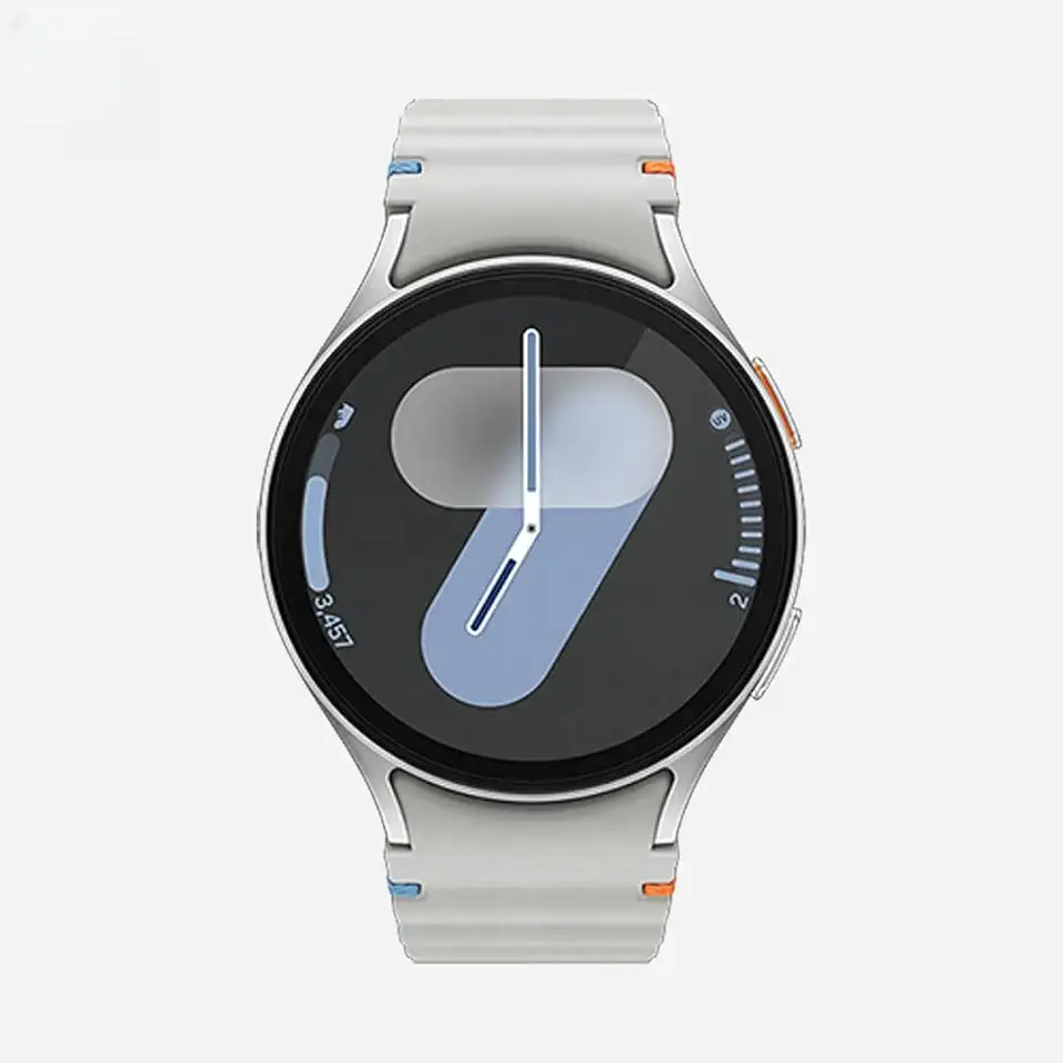 Samsung Galaxy Watch7 Smartwatch 44mm Bluetooth, Galaxy AI, Tela em Cristal de Safira, GPS de Dupla Frequência, Monitoramento avançado de saúde, sono e de coração, Processador de 3nm - Prata