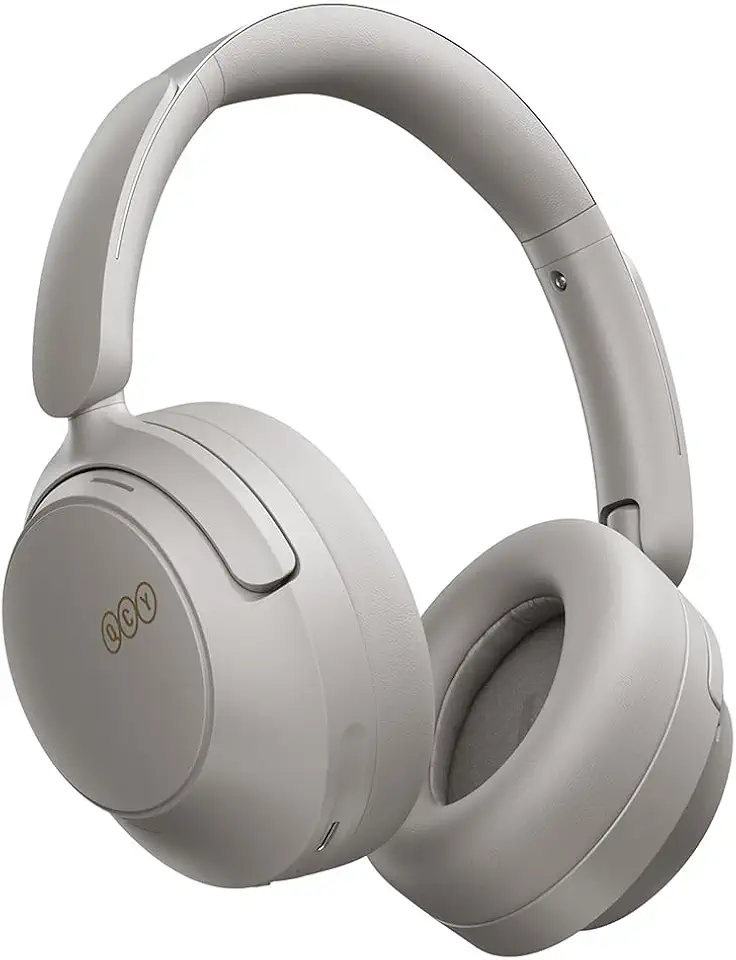 QCY H3S Fones de ouvido Bluetooth, cancelamento de ruído ativo híbrido, áudio de alta resolução, LDAC, ajuste ultraleve e confortável, bateria de 86 horas, Bluetooth 6.0, equalizador no aplicativo