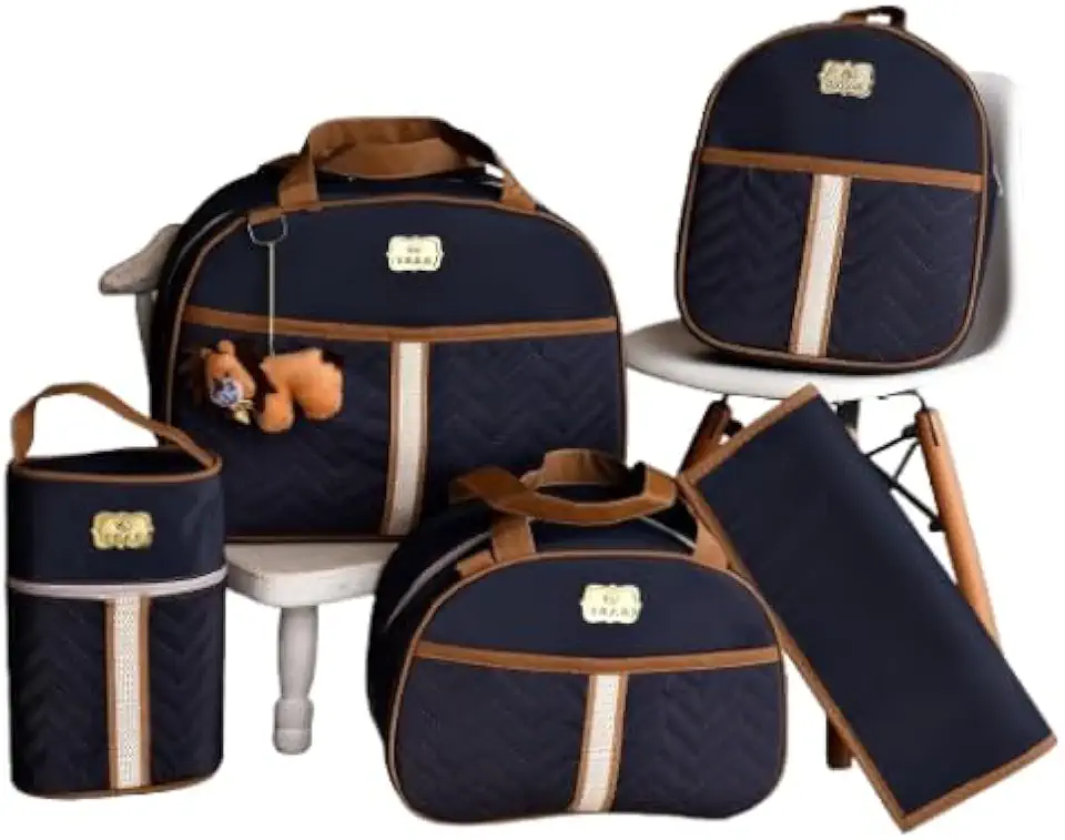 kit 5 Bolsas Mala Saída Maternidade