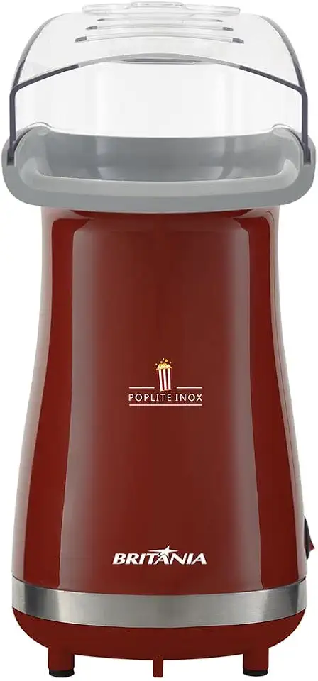 Pipoqueira, Poplite inox Bpi01vi, Vermelho, 220V, Britânia