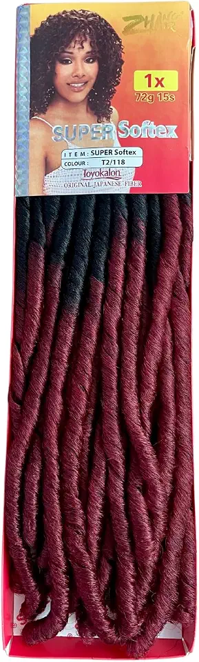CABELO ORGÂNICO NINA SOFTEX 1X - 70G COR T2/118 - CASTANHO COM RUIVO