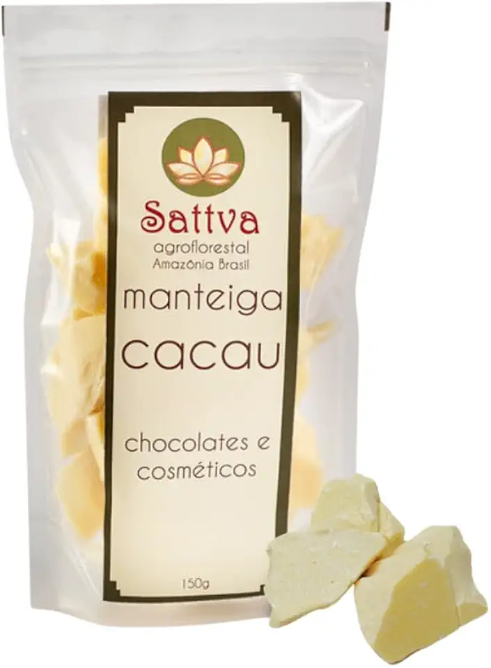 Manteiga de Cacau Pura 150g Culinária e Cosméticos