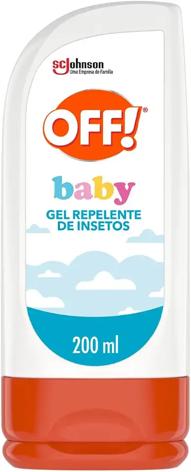 OFF! Baby Gel Repelente Infantil de Insetos e Mosquitos, Repelente Icaridina, 200g