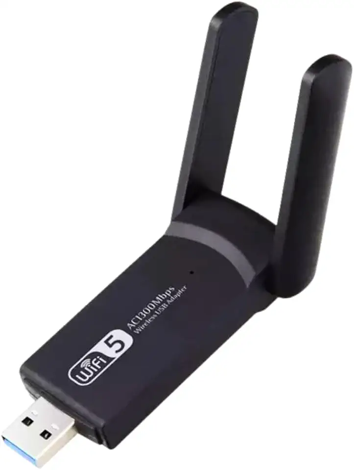 Adaptador Usb Wifi Wireless Dual Band Ac1200 5ghz e 2.4ghz 1200mbps Duas Antena