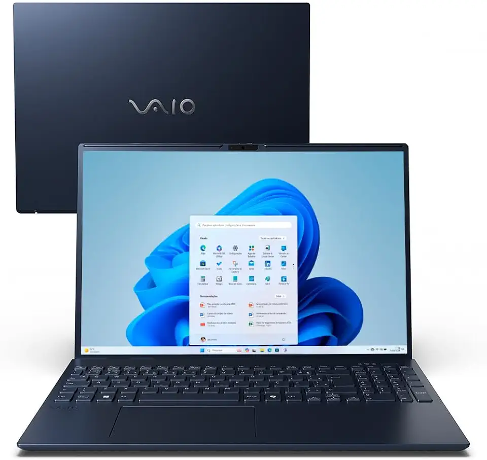 Notebook VAIO FE16 Intel Core i5-1334U Windows 11 Home 16GB RAM total 512GB SSD Tela 16" IPS WUXGA Antireflexo - Cinza Grafite - VJFE62F11X-B0321H