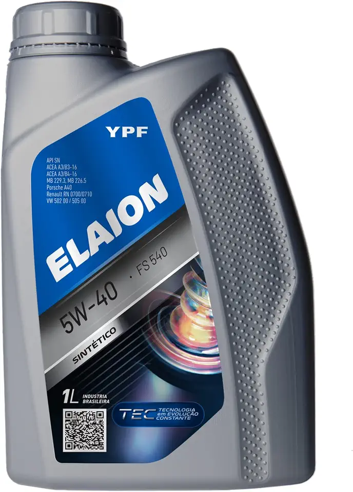 Óleo para Motor 5W40 Sintético Elaion F50