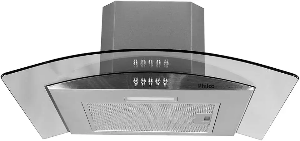 Coifa e Depurador de Parede Philco 60cm Pco60g Glass 110v