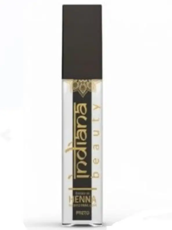 Henna Sobrancelhas Pronta Profissional Indiana Beauty 4,5g Extrato de Renna Preto