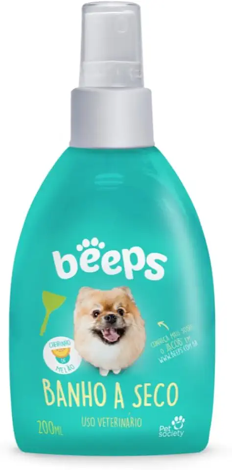 Beeps Banho a Seco 200ml para cães e gatos by Pet Society