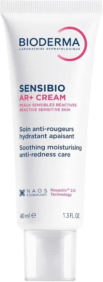 BIODERMA Creme Facial Antivermelhidão Ultracalmante Sensibio AR+ Cream 40ml para Pele Sensível Reativa Hidratante