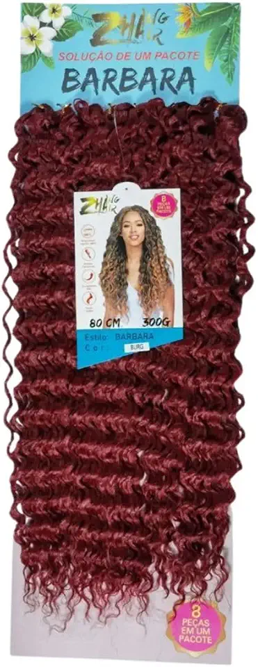 CABELO ORGÂNICO BÁRBARA 8X BURG - MARSALA