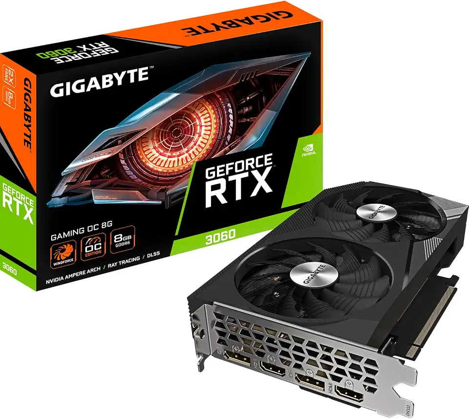 Placa De Video Rtx3060 8gb Ddr6 128b Gv-n3060gaming Gigabyte