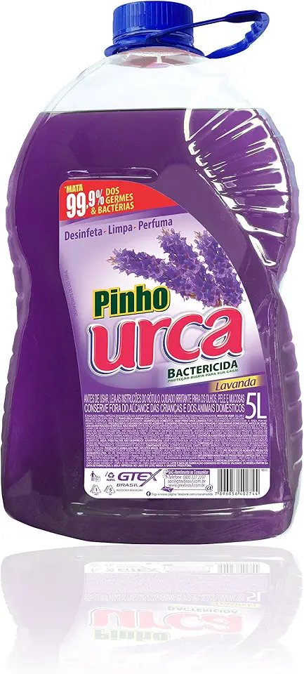 Urca Desinfetante Lavanda, Lilás, 5 L (Embalagem pode ter variações)