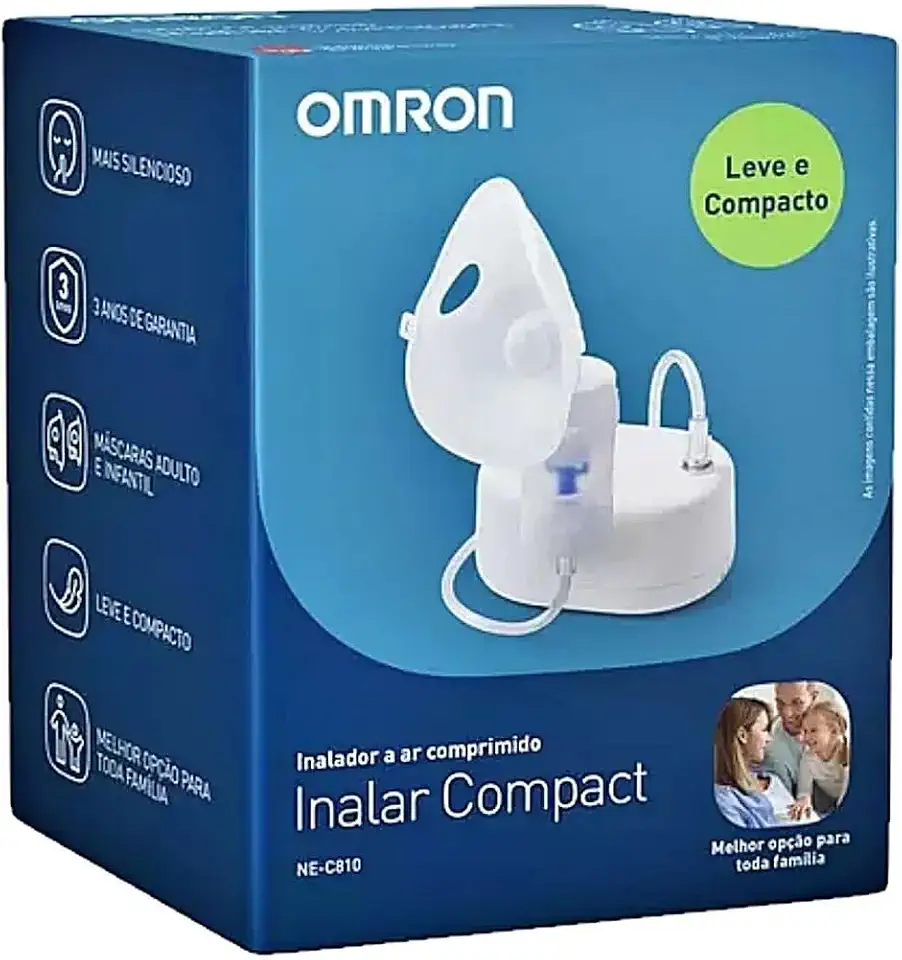 Nebulizador Inalar Compact Ne-C810 Bivolt - Omron