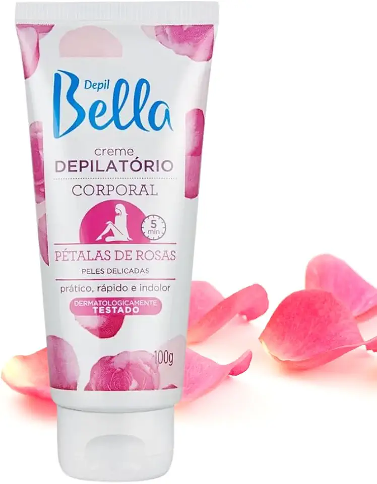Creme Depilatório Corporal, Pétalas 100g, Depil Bella